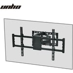 Support tv Mural Orientable Inclinable: Support Mural de tv Réglable Double Bras pour Ecrans Plats 4K lcd led oled Plasma de 30-85 Pouces (76-216cm)