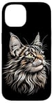 Coque pour iPhone 14 Maine Coon Chat Cat Amoureux des Chats Maine Coon Doux