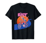 Pink Panther Vintage Biker Cycling T-Shirt