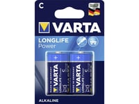 Varta High Energy - Batteri 2 X C - Alkaliskt - 7800 Mah