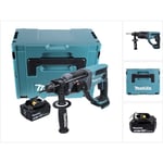 Dhr 202 T1J Perforateur burineur sans fil 18 v 2.0 j + 1x Batterie 5.0 Ah + Makpac - sans chargeur - Makita