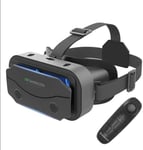 Lunettes De Réalité Virtuelle 3d Pour Téléphone Portable Avec Télécommande, Lunettes De Réalité Virtuelle Pour Pc Et Divertissement Anti-Lumière Bleue Pour Iphone Et Android 5,0-7,2