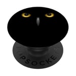 Big Owl Eyes beautiful owl lover wild bird of the night cool PopSockets Adhesive PopGrip