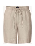 Lexington Clothing Casual Linen Shorts Beige