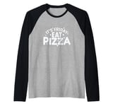 It's Friday Eat Pizza Salami and Cheese Raglan Baseball Tee