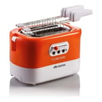 Ariete Toast Time 500 Grille-Pain 700 Watt, 9 Niveaux De Dorure, Orange