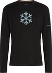 Icebreaker 200 Oasis LS Crewe M'sblack XL