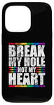 iPhone 13 Pro Break My Hole Not My Heart Funny Gay idea Case