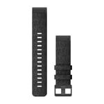 Garmin QuickFit armband 22 mm nylon, melerad svart