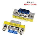 Male to Female DB9 9Pin mâle à mâle/femelle à femelle/mâle à femelle Mini adaptateur de changeur de sexe RS232 prise série Com connecteur