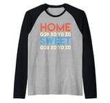 3-D Printer Home Sweet G28 XO YO ZO GCode 3D Prints Raglan Baseball Tee