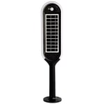 V-TAC Lampadaire dextérieur solaire avec détecteur de mouvements VT-945 6666 LED 5.00 W blanc chaud blanc, noir