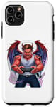 iPhone 11 Pro Max Battle Scarred Devil Angel Unleashed Power Tee. Case