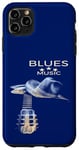 Coque pour iPhone 11 Pro Max Guitare acoustique Blues Musique