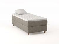 Comfort seng med oppbevaring 80x200 - beige