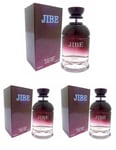 3 X  Saffron Jibe Men's Fragrance Aftershave 100ml Eau De Toilette Spray Perfume