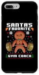 iPhone 7 Plus/8 Plus Santas Favorite Gym Coach Gingerbread Man Workout Christmas Case