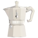 Bialetti Mokabryggare 3 koppar, vit