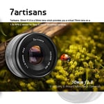 7artisans 50mm F1.8 PortraitMF Prime Lens For Canon EOS-M Sony E FUJIFILM M4/3