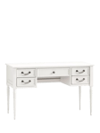 Pottery Barn Kids Blythe 5 Drawer Wood Desk, French White