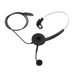 H360DQD Monaural Office Headset Single Sided Headphones With Mic For F Kit