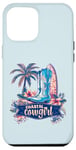 Coque pour iPhone 15 Pro Max Blue Cowboy Boot Preppy Floral Summer Ocean Coastal Cowgirl