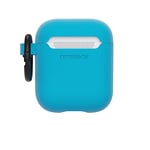 OtterBox Soft Touch Headphone Case for AirPods (1st Gen 2016 / 2nd Gen 2019), Shockproof, Drop proof, Ultra-Slim, Scratch and Scuff Protective Case for Apple AirPods, Includes Carabiner, Blue