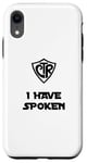 iPhone XR Choose the Right - I Have Spoken LDS Baptism Sci-Fi Humor Case