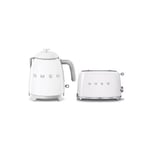 Pack SMEG Bouilloire Petit Format 0.8L 1400W + Grille Pain Toaster 2 Fentes 950W