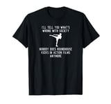 Funny Cinephile Cinema Film Buff Roundhouse Kick 80s Movie T-Shirt