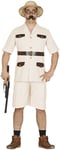 Mens Safari Hunter Zoo Keeper Stag Night Fancy Dress Costume Outfit Stag Do M L (Men: Medium)