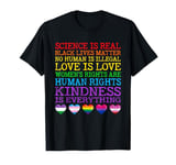 LGBT Pride Science Is Real Funny BLM Black Lives Matter T-Shirt