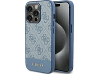 Guess Guess Guhcp15lg4glbl Iphone 15 Pro 6.1" Niebieski/Blue Hardcase 4G Stripe Collection