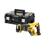 DEWALT - Scie Sabre Compact Brushless XR 18V Li-Ion - DCS367NT-XJ - Scie Électrique sans Fil avec Éclairage LED et Coffret TSTAK - Vitesse 2900tr/min - Coupe Bois 300mm / Acier 100mm - 824W