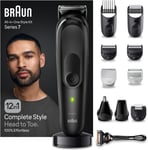 Braun All in One Series 7 MGK7460 12-in-1 -parta- ja vartalotrimmeri