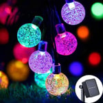 (13M 100LEDSaurinkovärinen valo) String Light Solar 100 LEDs Fairy Lights Outdoor Garden Wedding Decoration Lamppu 13M IP65 Vedenpitävä Garland Huonekaluvalo