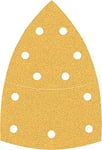 Bosch Professional 10x Feuilles abrasives Expert C470 à 11 trous (pour Bois dur, Peinture sur bois, 102x62, 93 mm, Grain 40, Accessoires Ponceuse Multi)