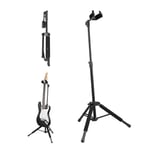 VEVOR Support de guitare sur pied, capacité de charge 33 lb/15 kg, porte guitares basses pliable avec hauteur réglable 900-1200 mm, support à trépied pour guitare acoustique électrique basse classique