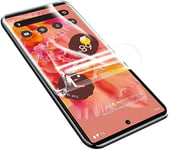 [2 Pièces Transparent Protection Ecran Pour Google Pixel 6 Pro 5g, Hd Hydrogel Tpu Souple Film Protecteur [Anti Rayures][Anti-Huile][Pas Facile À Casser]-Non Verre Trempé[Bhm093316]