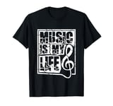 Music Is My Life Sounds Listening Melody Beats Vibes Lover T-Shirt