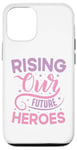 Coque pour iPhone 12/12 Pro Citation de motivation inspiration, discours positif, message mignon