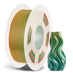 ANYCUBIC Filament PLA Soie pour Impression 3D, Filament PLA 1,75 mm pour Imprimante 3D FDM et Stylo 3D, Silk PLA 1kg, Arc-en-ciel