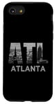 Coque pour iPhone SE (2020) / 7 / 8 City of Atlanta Georgia Skyline City of Atlanta Paysage urbain ATL Home