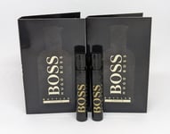 2x Hugo Boss BOSS BOTTLED Parfum (2x 1.2ml Sample Spray) Mens EDP Vial