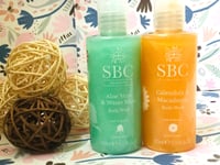 SBC Calendula And Macadamia + Aloe Vera Watermint Body Wash Shower Gel 2 x 100ml