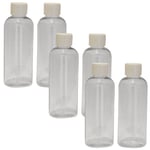 Sure Travel Holiday Triple Pack, 6 x Clear Flight Luggage 100ml Bottles + Lids