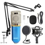 Tailixing BM800 Microphone à condensateur Set Studio Suspension Scissor Arm Recording Studio Microphone Broadcasting