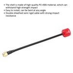 (Red)5.8GHz FPV Drone Antenna 155mm 2.5 Dbi Antenna With Inner Hole RPSMA ME