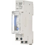 24 timmars mekanisk timer AC 220-240V 15 minuters intervall 96 gånger PÅ/AV Programmerbar elektrisk timer DIN-skena installationsreläbrytare