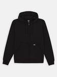 Dickies Mens Everyday Fleece Zip Hoodie - Black, Black, Size 2Xl, Men